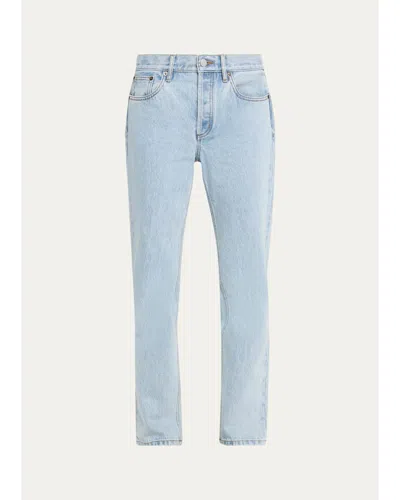 Still Here Life Vintage Denim Straight-leg Jeans In Vintage Blue