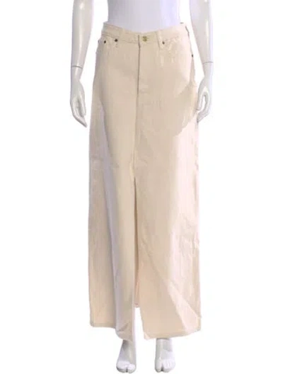 Pre-owned Still Here Long Skirt In Neutral