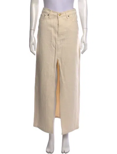 Pre-owned Still Here Long Skirt In Neutrals