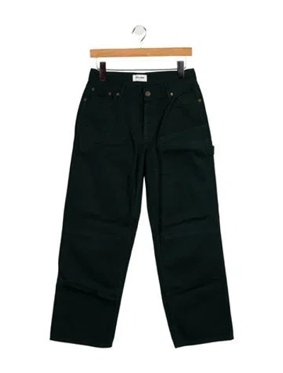 Pre-owned Still Here Mid-rise Wide Leg Jeans In Blue