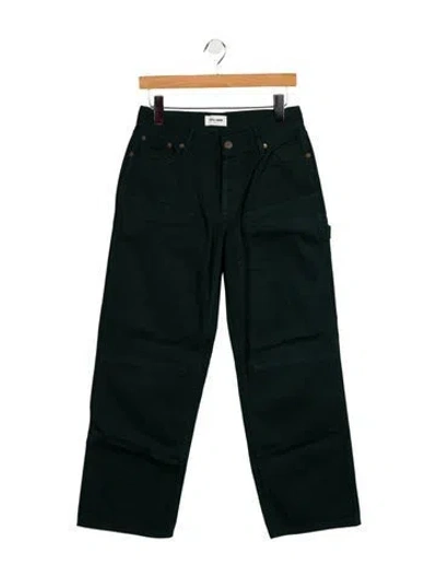 Pre-owned Still Here Mid-rise Wide Leg Jeans In Blue