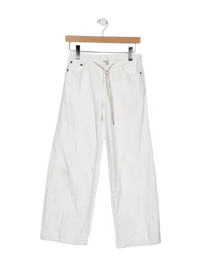 Pre-owned Still Here Mid-rise Wide Leg Jeans In Blue