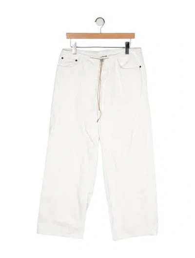 Pre-owned Still Here Mid-rise Wide Leg Jeans In Multi