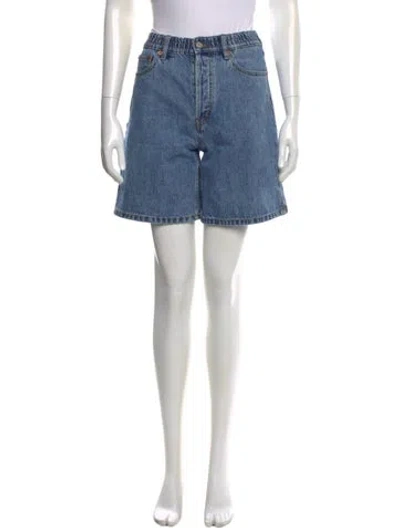 Pre-owned Still Here Mini Shorts In Blue