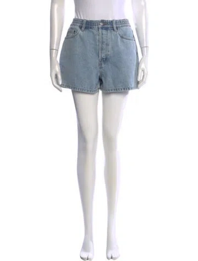 Pre-owned Still Here Mini Shorts In Blue
