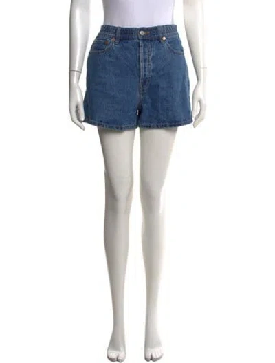 Pre-owned Still Here Mini Shorts In Blue