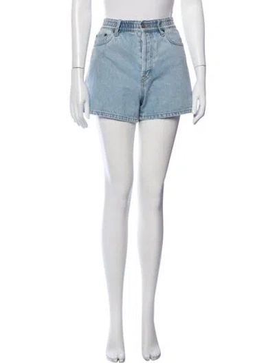 Pre-owned Still Here Mini Shorts In Blue