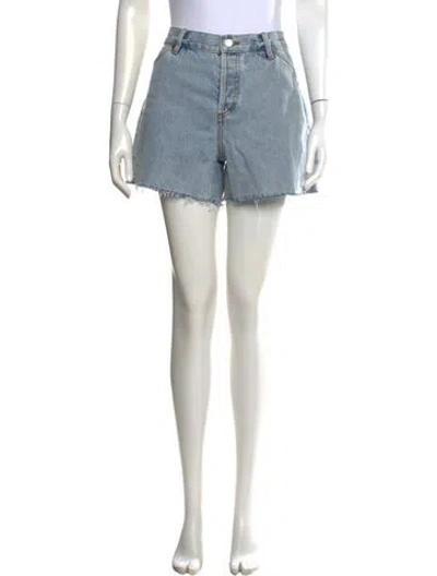 Pre-owned Still Here Mini Shorts In Blue
