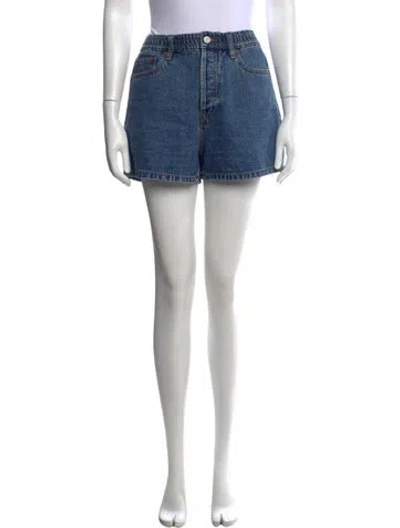 Pre-owned Still Here Mini Shorts In Blue