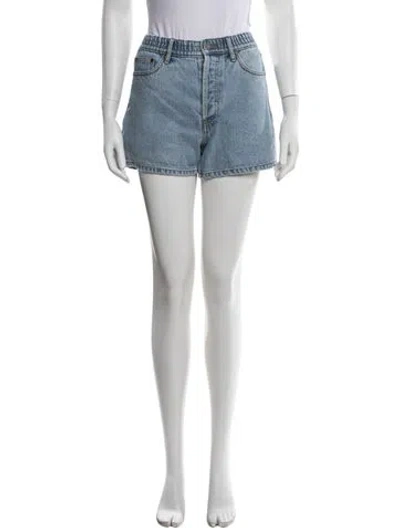 Pre-owned Still Here Mini Shorts In Blue