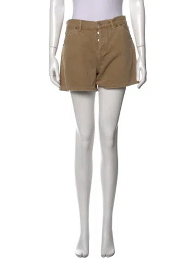 Pre-owned Still Here Mini Shorts W/ Tags In Neutrals