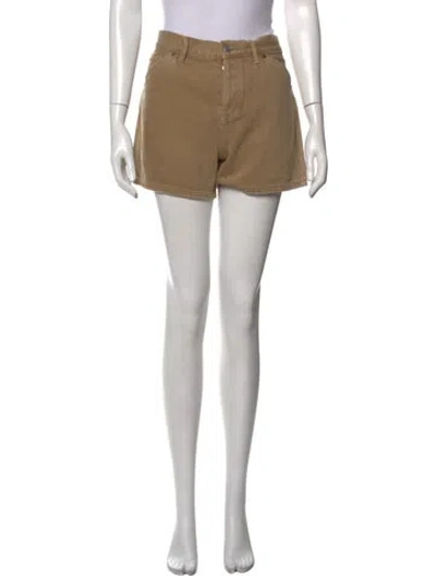 Pre-owned Still Here Mini Shorts W/ Tags In Neutrals