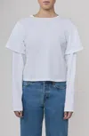 Still Here 2 Tee In Thermal Milk Thermal Milk In White