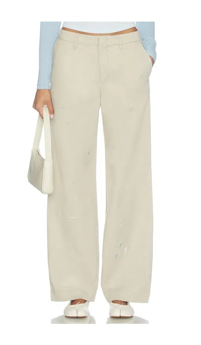 Still Here Painter Slacks In Khaki