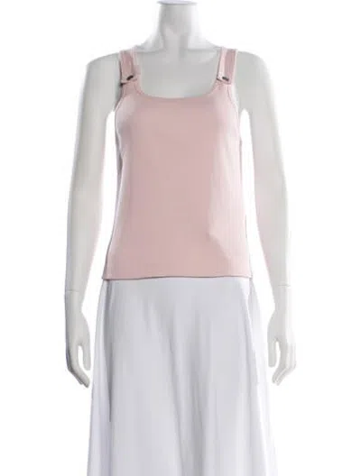 Pre-owned Still Here Scoop Neck Sleeveless Top In Pink