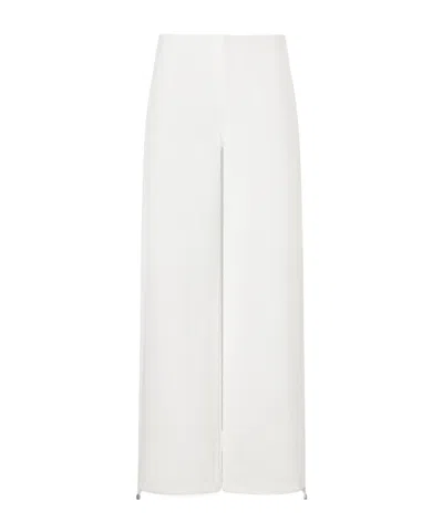 Still Here Sport Low-rise Wide-leg Jeans In White
