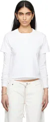Still Here 2 Tee In Thermal Milk Thermal Milk In White