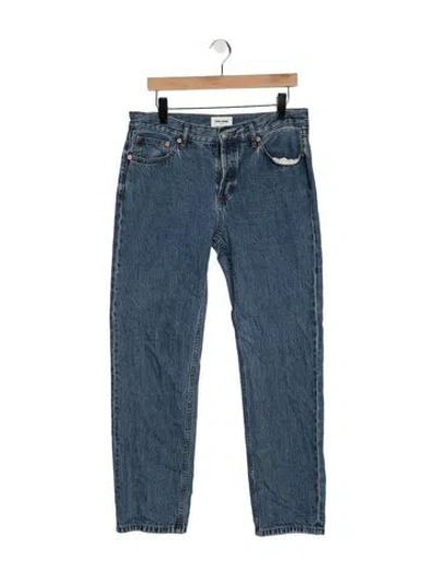 Pre-owned Still Here Straight Leg Pants In Blue