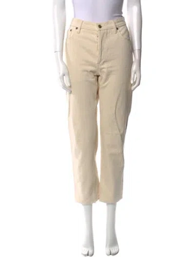 Pre-owned Still Here Straight Leg Pants In Neutral