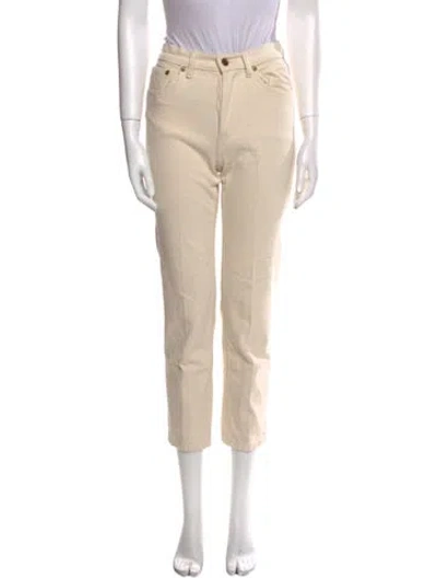 Pre-owned Still Here Straight Leg Pants In Neutral