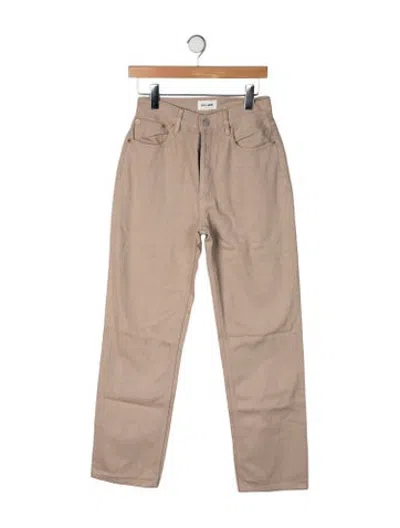 Pre-owned Still Here Straight Leg Pants In Neutrals