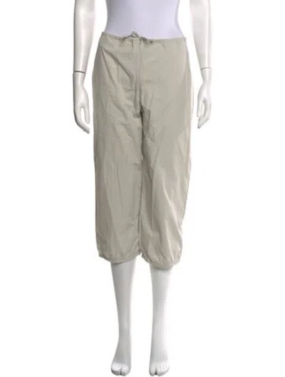 Pre-owned Still Here Straight Leg Pants In Neutrals