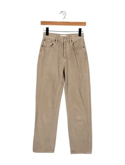 Pre-owned Still Here Straight Leg Pants W/ Tags In Neutrals