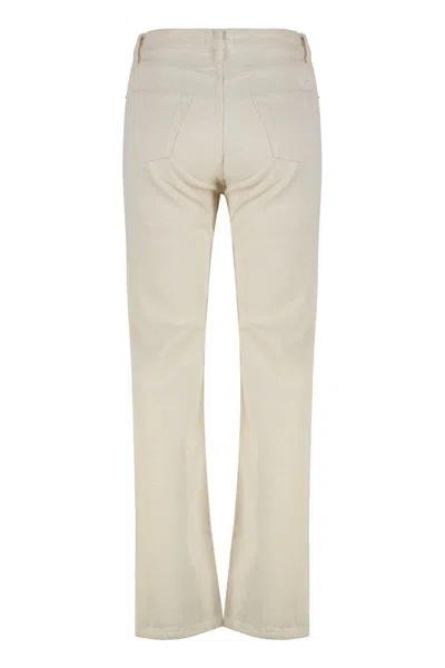 Still Here Straight-leg Trousers In Neutral