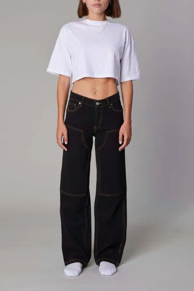 Still Here Subway Jeans In Cloud Washed Black In Multi