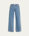 Still Here Walker Wide-leg Jeans In Blue