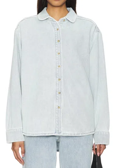 Still Here Western Jean Jacket In Vintage Blue