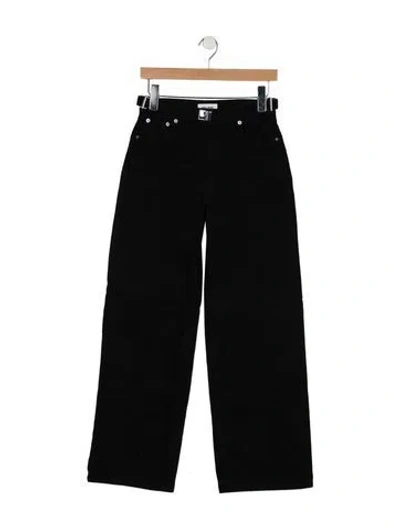 Pre-owned Still Here Wide Leg Pants In Black