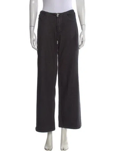 Pre-owned Still Here Wide Leg Pants In Gray