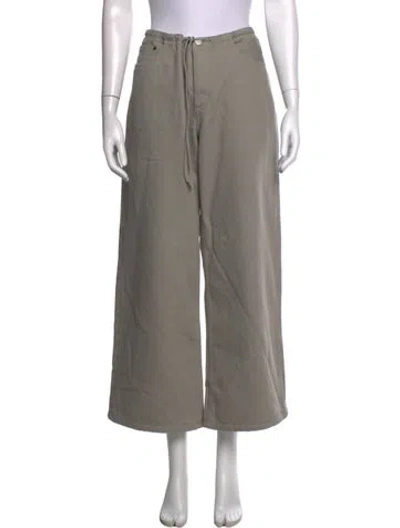 Pre-owned Still Here Wide Leg Pants In Grey