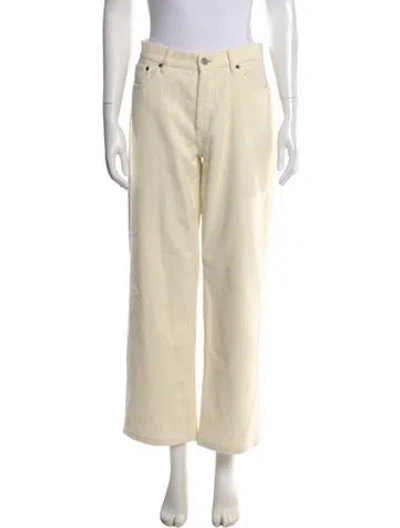 Pre-owned Still Here Wide Leg Pants In Neutral