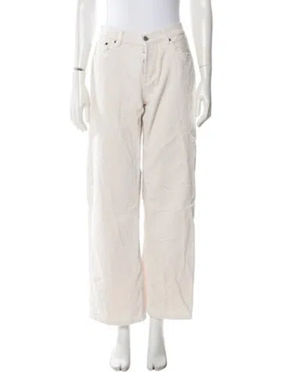 Pre-owned Still Here Wide Leg Pants In Neutral