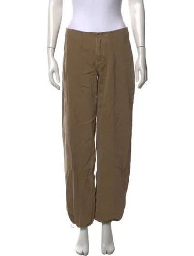 Pre-owned Still Here Wide Leg Pants In Neutrals