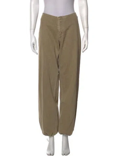 Pre-owned Still Here Wide Leg Pants In Neutrals