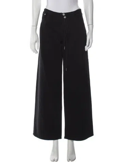 Pre-owned Still Here Wide Leg Pants W/ Tags In Black