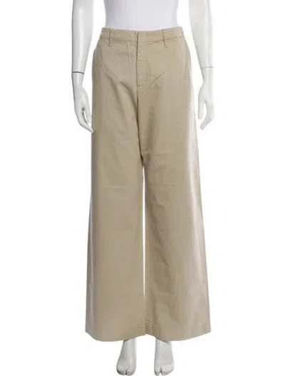 Pre-owned Still Here Wide Leg Pants W/ Tags In Neutrals
