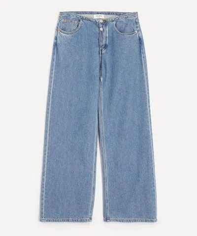Still Here Women's Cool Low-rise Relaxed Jeans In Classic Blue