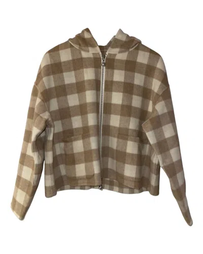 Still Here Women's Fallon Jacket In Brown Blanket In Multi