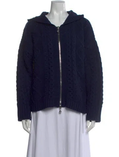 Pre-owned Still Here Wool Sweater In Blue