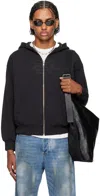 Still Kelly Black Printed-graphic Hoodie In Vintage Black