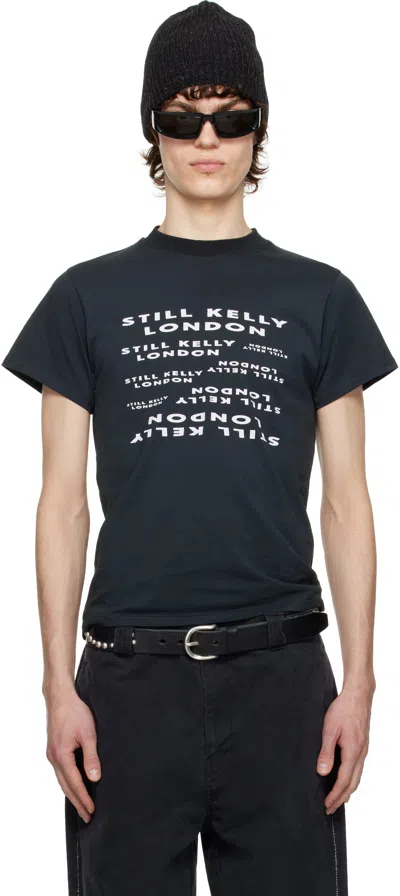 Still Kelly Black 'sk London' Baby T-shirt