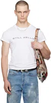 Still Kelly White Tiny Fit Logo T-shirt In White