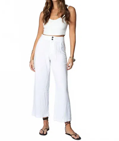 Stillwater All Summer Wide Leg Pants In White