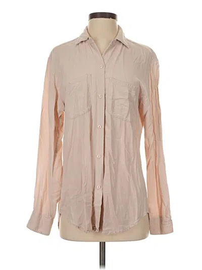 Pre-owned Stillwater Long Sleeve Button Down Shirt In Brown