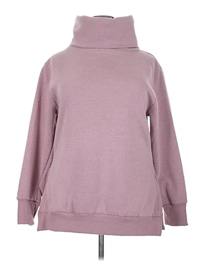 Pre-owned Stillwater Supply Co. Turtleneck Sweater In Purple