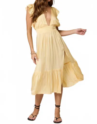 Stillwater The Jessie Midi In Baby Yellow